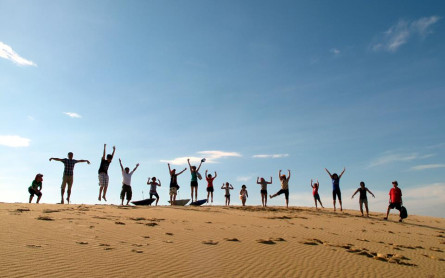 Sand Skiing In Quang Binh