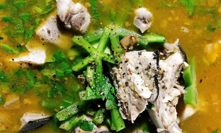 Canh xương rồng đặc sản Quảng Bình